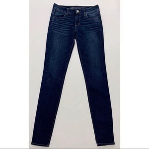 AEO Jegging Super Super Stretch x4 dark wash sz 4